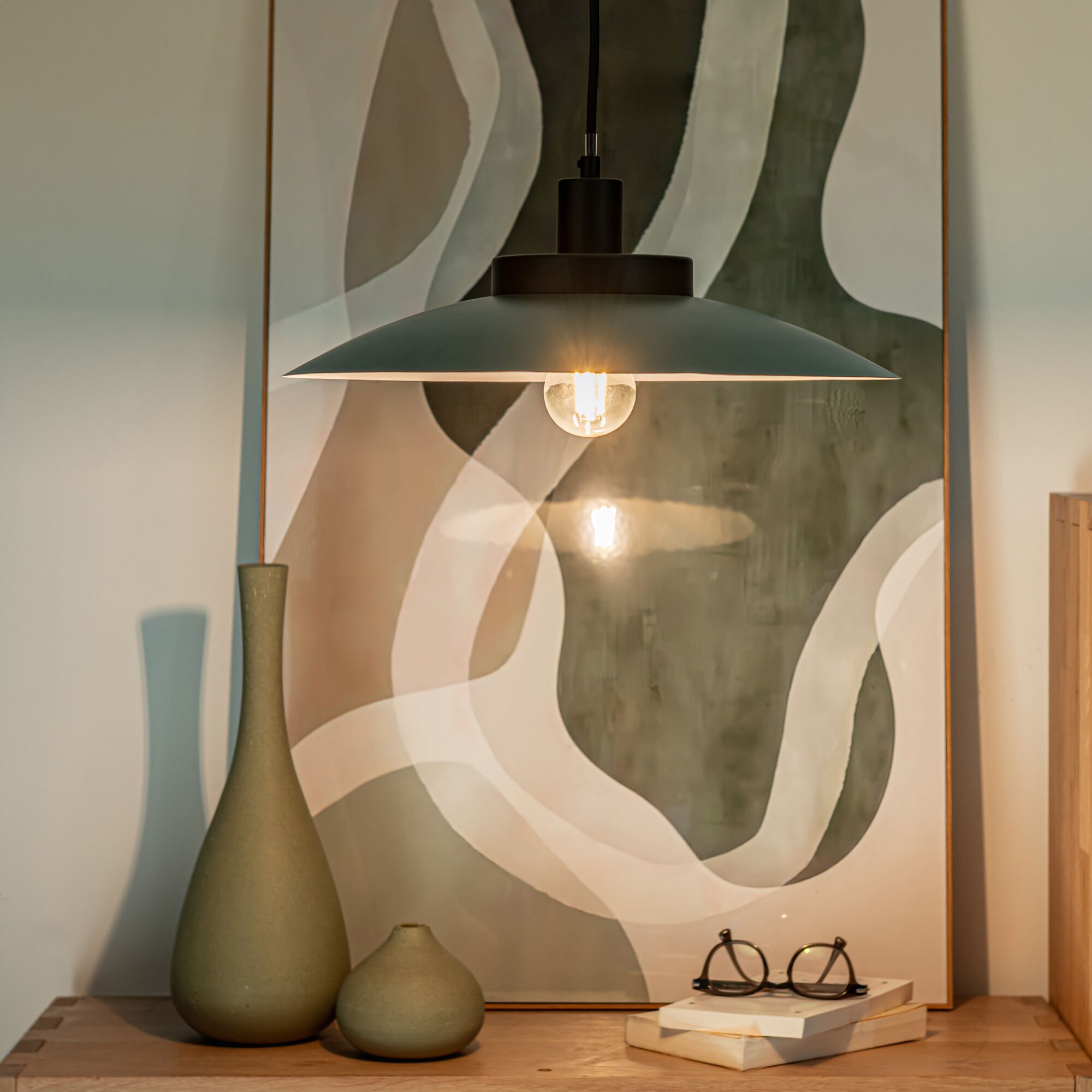 YANTI - Suspension électrifiée en fer- noir