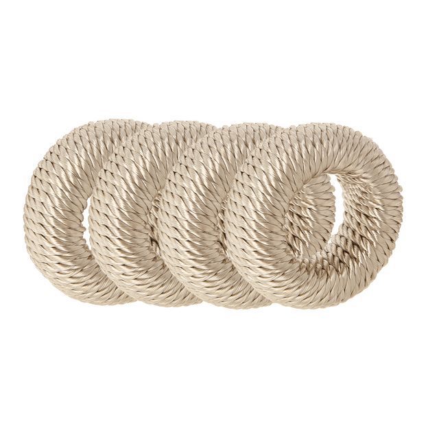 ARGOLA PARA GUARDANAPO CONJUNTO COM 4 PEÇAS INCANTI