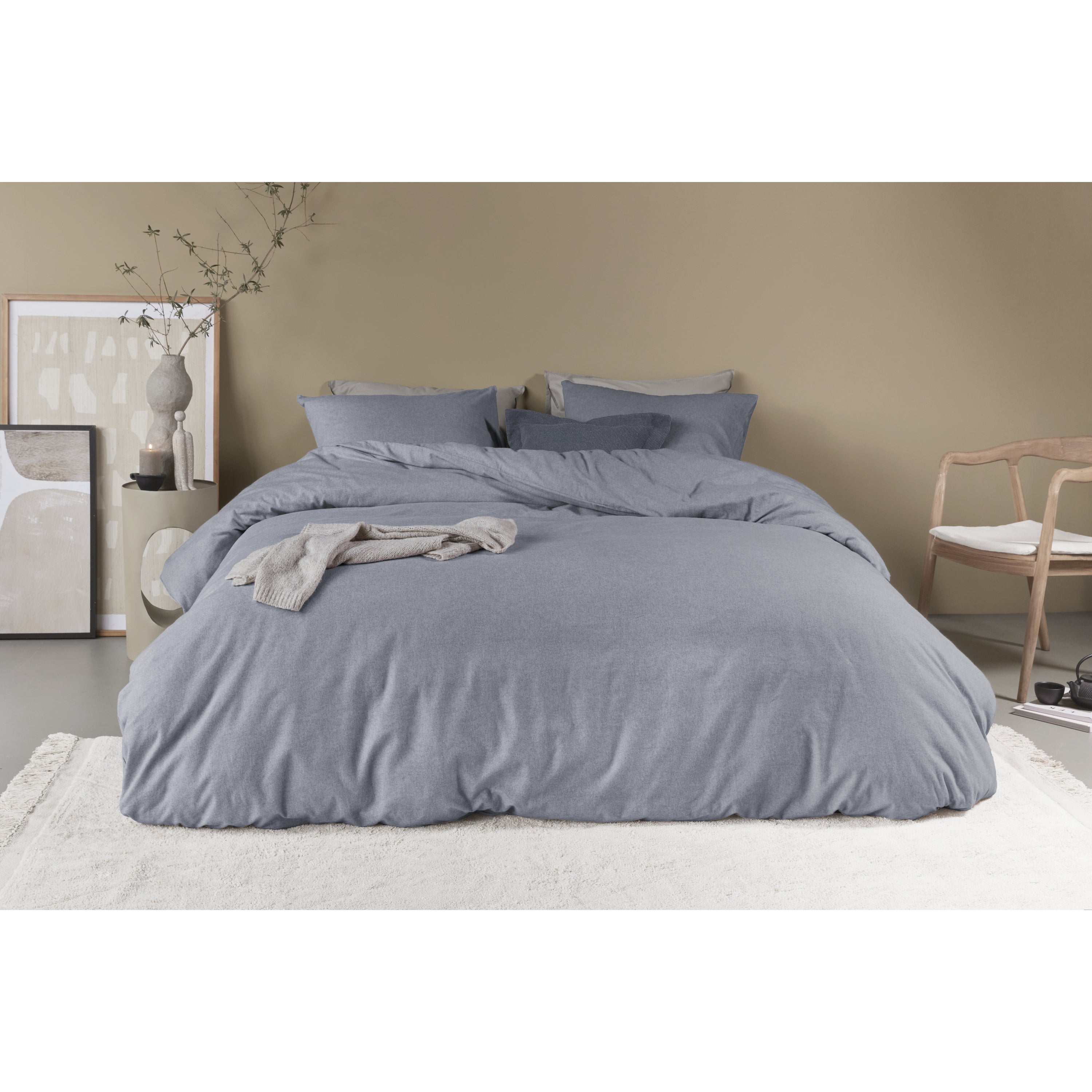 Beddinghouse frost Blauwgrijs Dekbedovertrek 200 x 200/220 cm