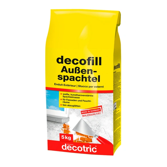 Spachtel, außen 5 kg, weiß