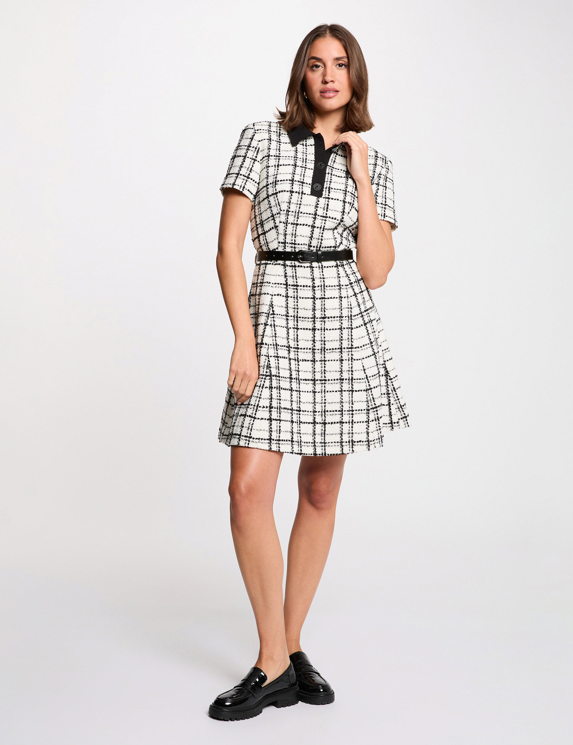 Flared Short Dress Multicolor Women