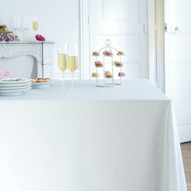 UNI - Nappe enduite rectangle 160 x 240 cm pastel