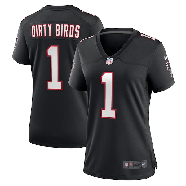 Dirty Birds Atlanta Falcons Nike Women's Throwback Game Jersey - Black