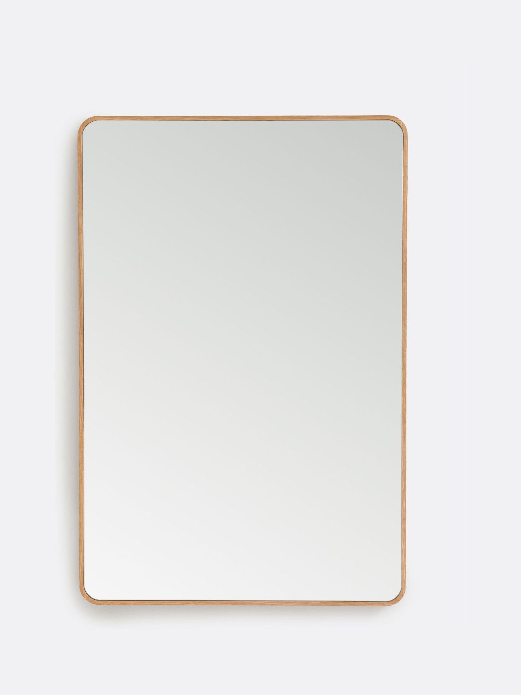 La Redoute Intérieurs Natural Iodus 80x120cm Rectangular Oak Mirror