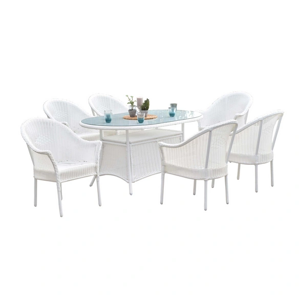 Gartenmöbel-Diningset »Bamberg«, 7 tlg., 6 Sitzplätze, Aluminium