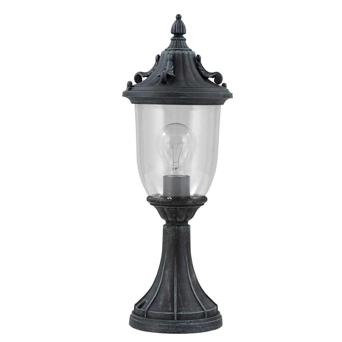 Lampa ogrodowa stojąca grynszpan Elkstone wys:41 cm 1xE27x60W IP44 Elstead