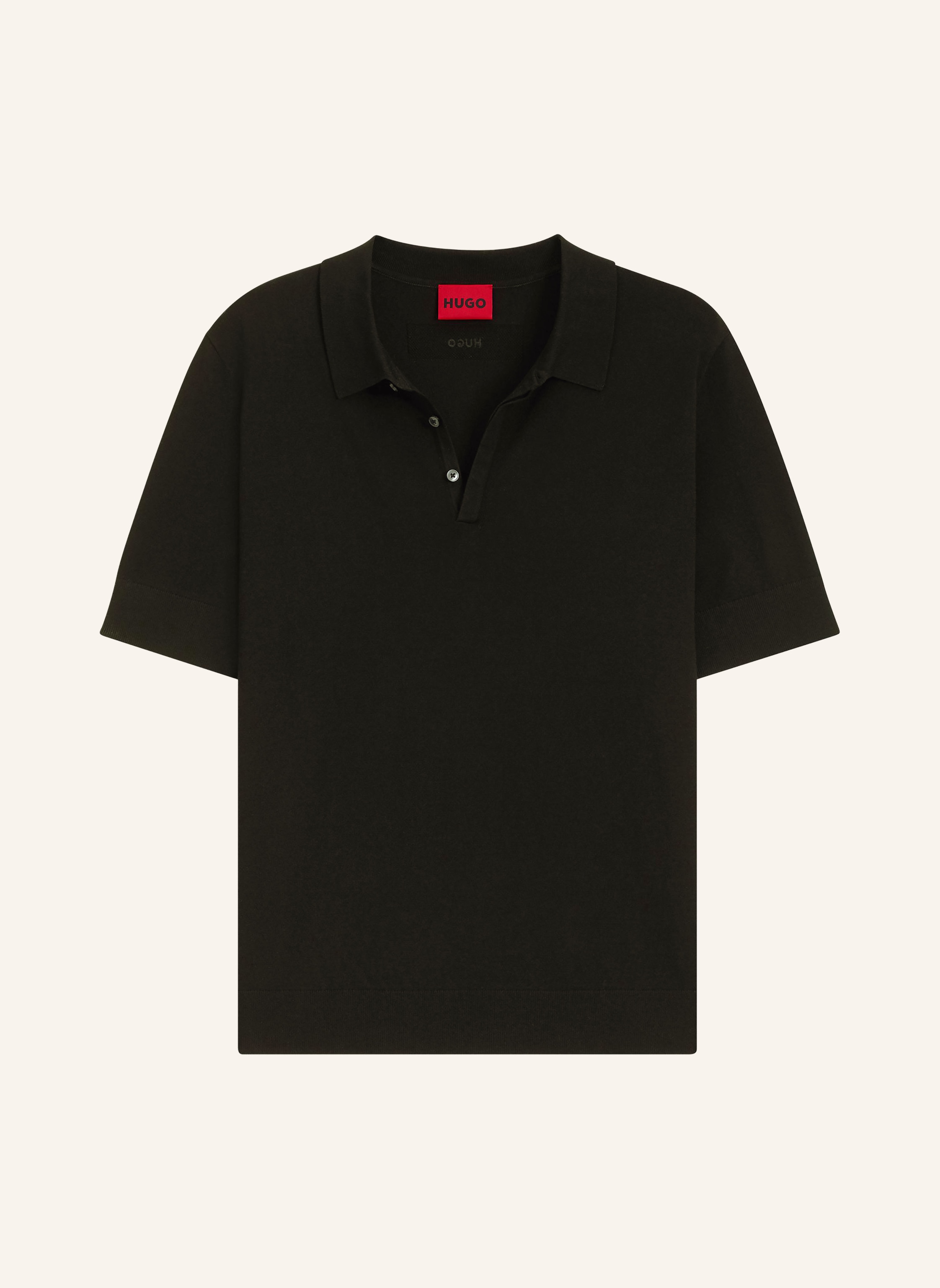 HUGO Strick-Poloshirt SAN PETER
