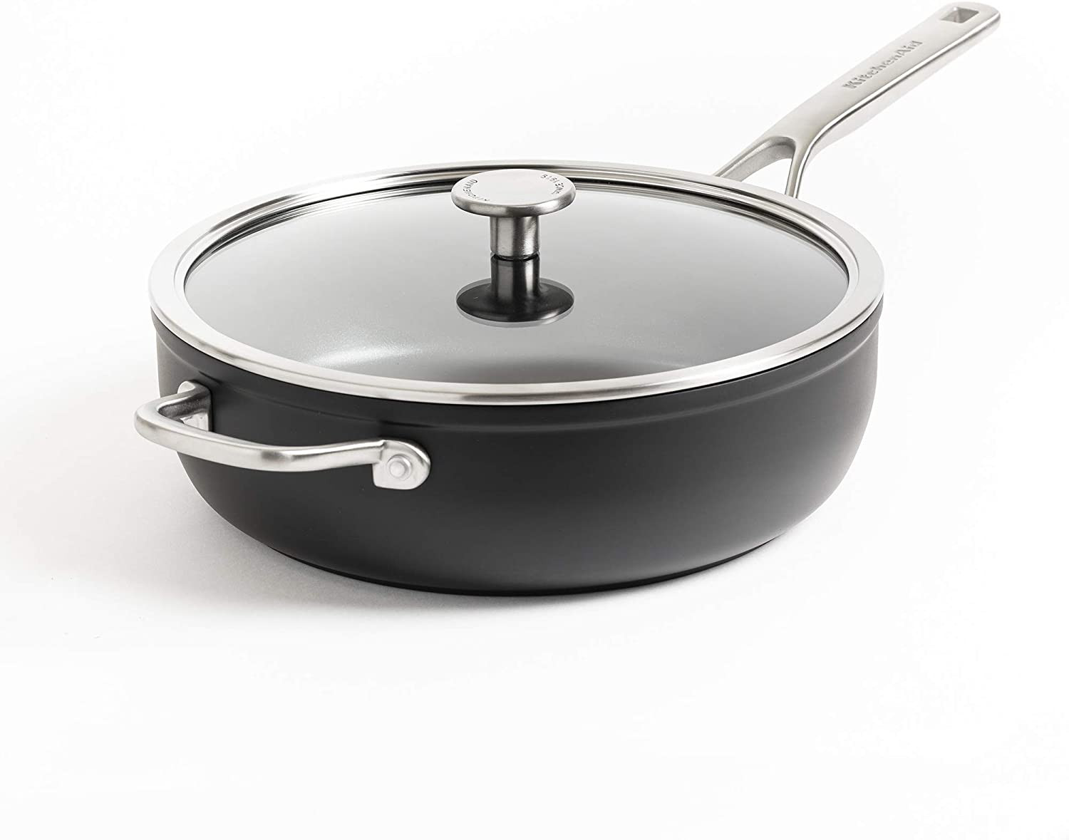 KitchenAid Patelnia Forged Hardened Aluminium 28cm z pokrywką