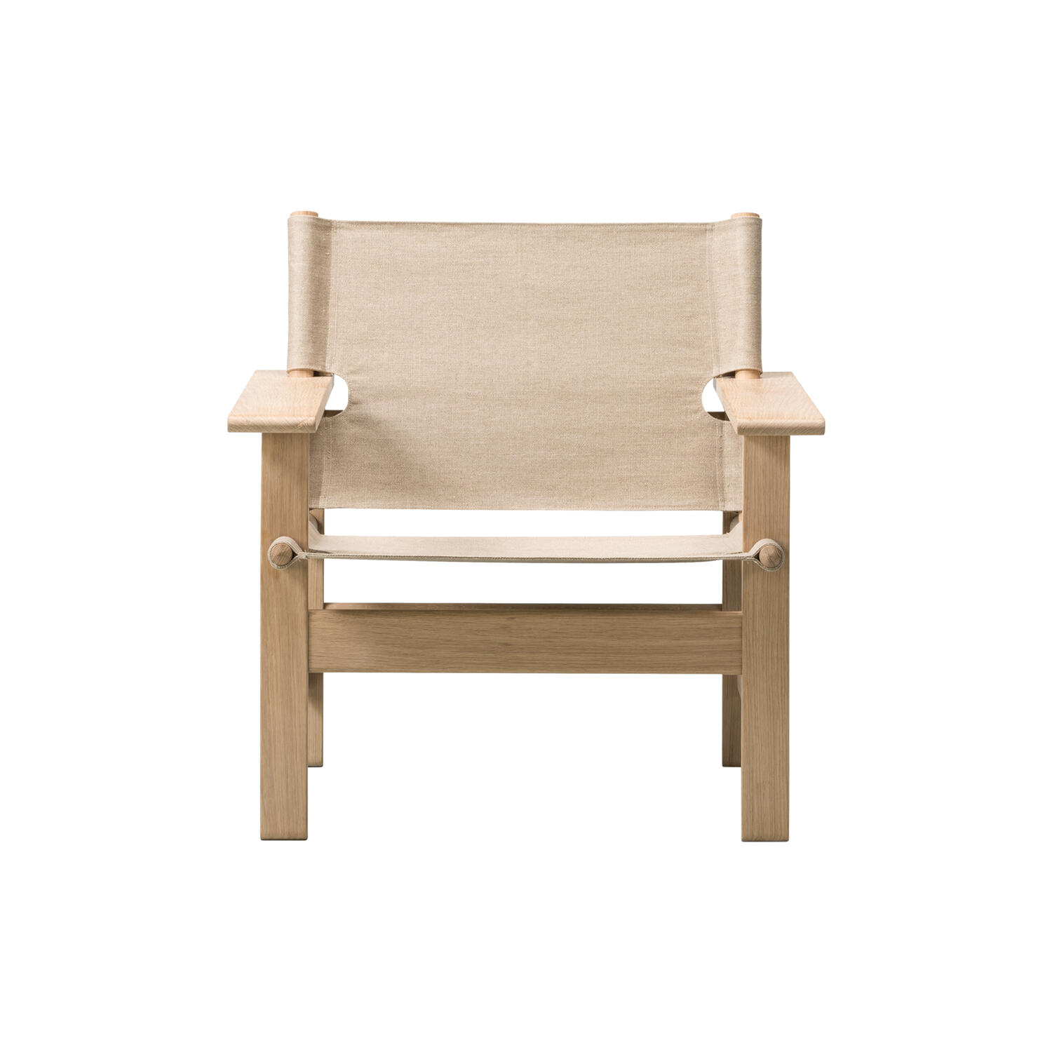 The Canvas Chair loungestol, olieret eg/kanvas