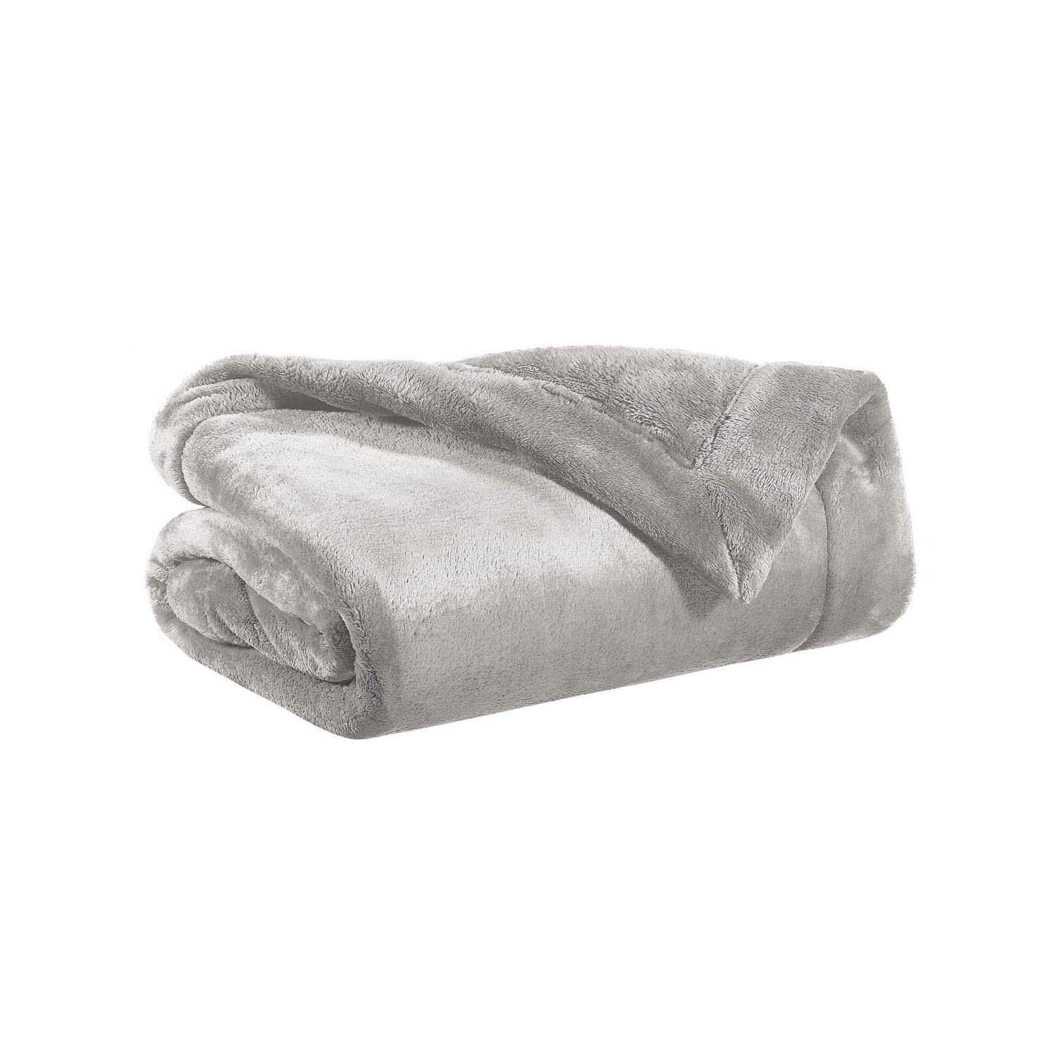 TENDER - Plaid  en polyester perle 150 x 200