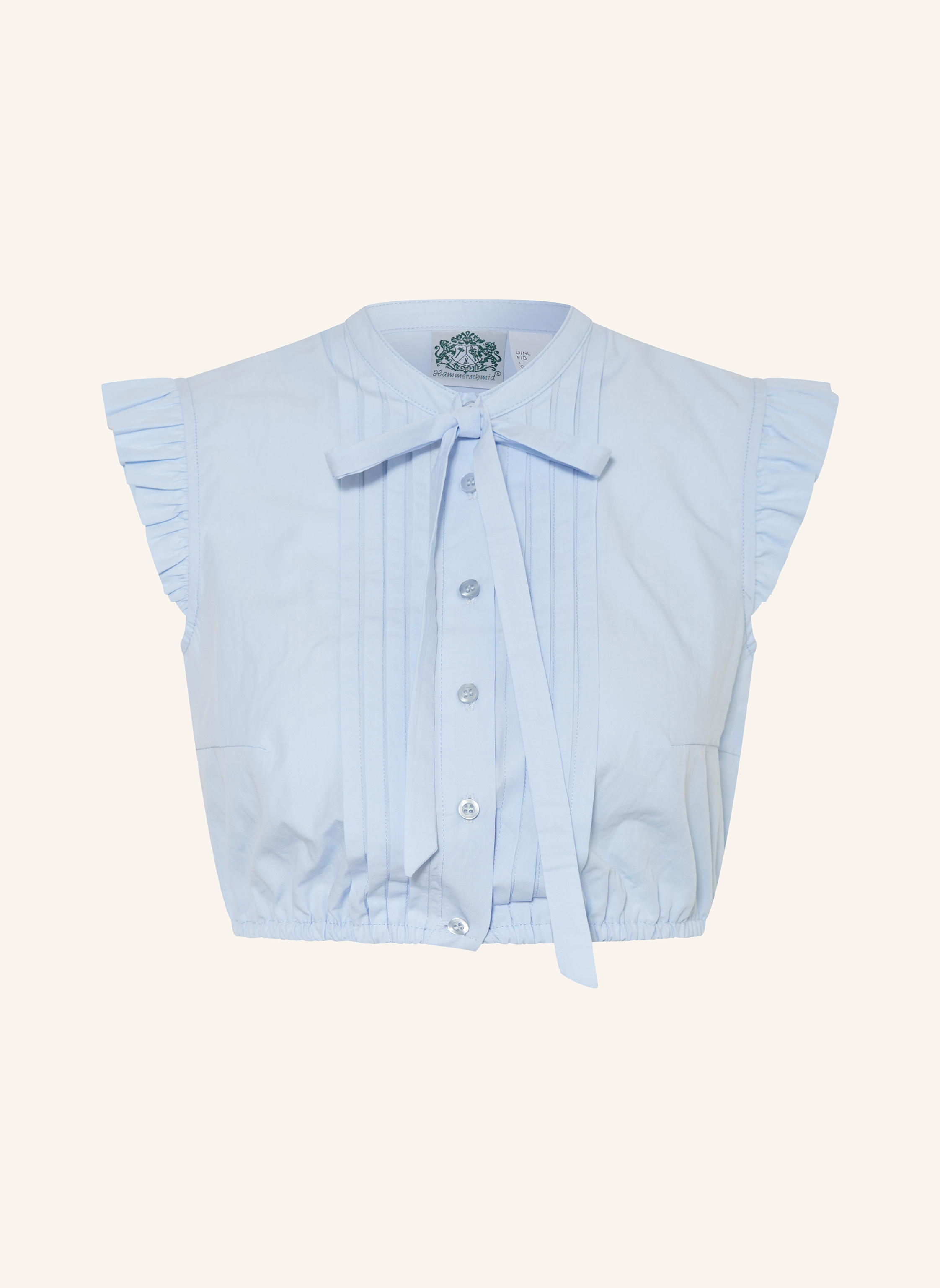 Hammerschmid Dirndlbluse ANTONIA mit Schluppe und Rüschen