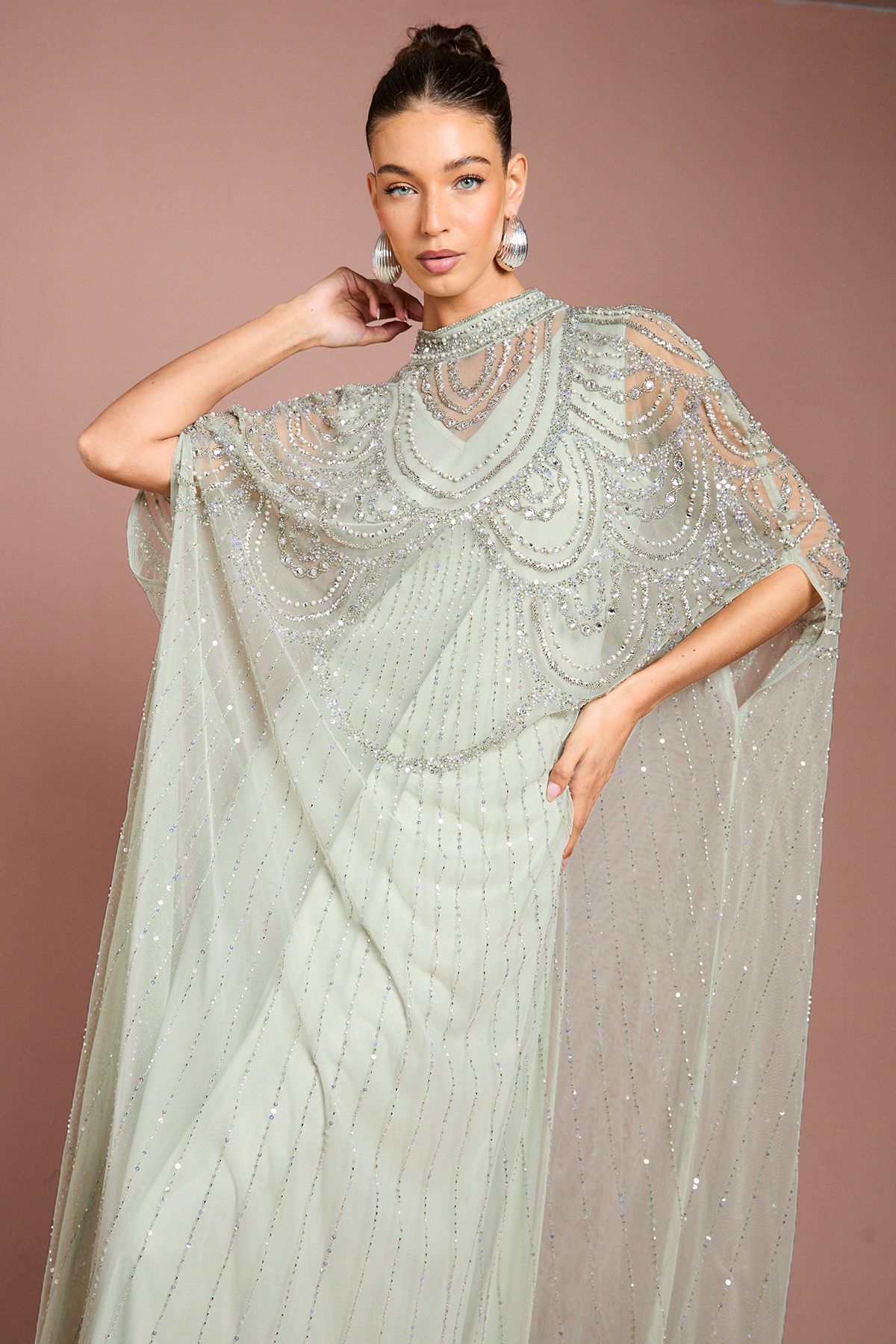 Coast Heavily Embellished Maxi Dress