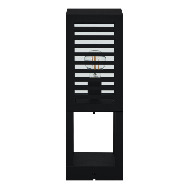 Borne extérieure Alamonte 3 noire 45 cm E27 60 W EGLO