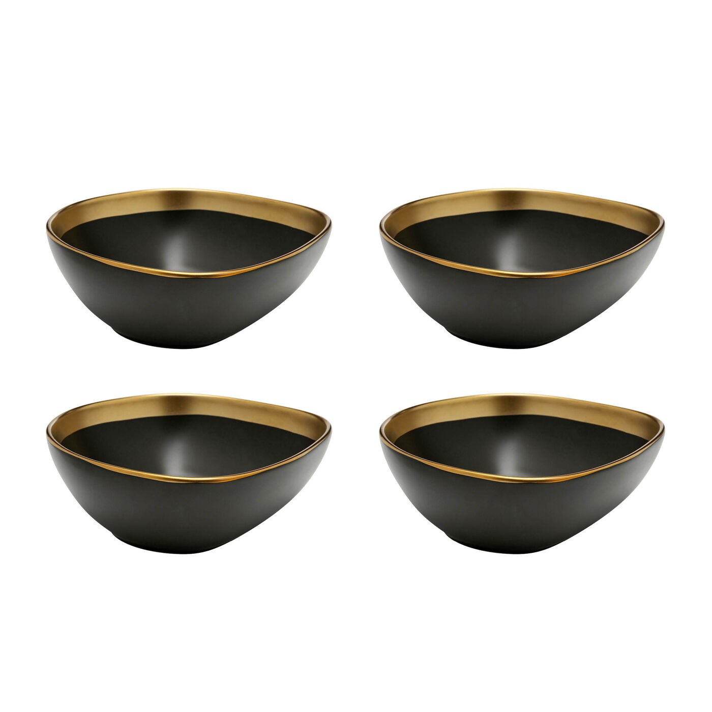 Kare Design Kommen Vibrations Ø18cm groen (4/set)