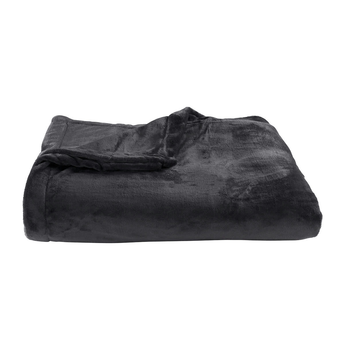 - Couverture Polaire Extra Douce Coloris Anthracite 240x260 cm - DODO