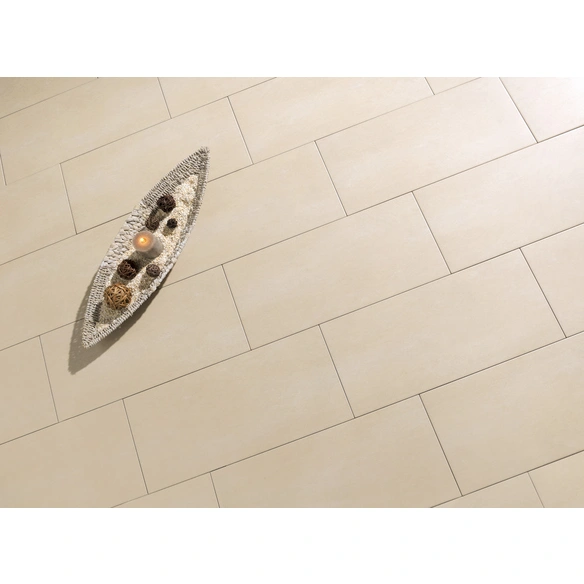 Wand- und Bodenfliese »Bari«, beige, matt, Presskante