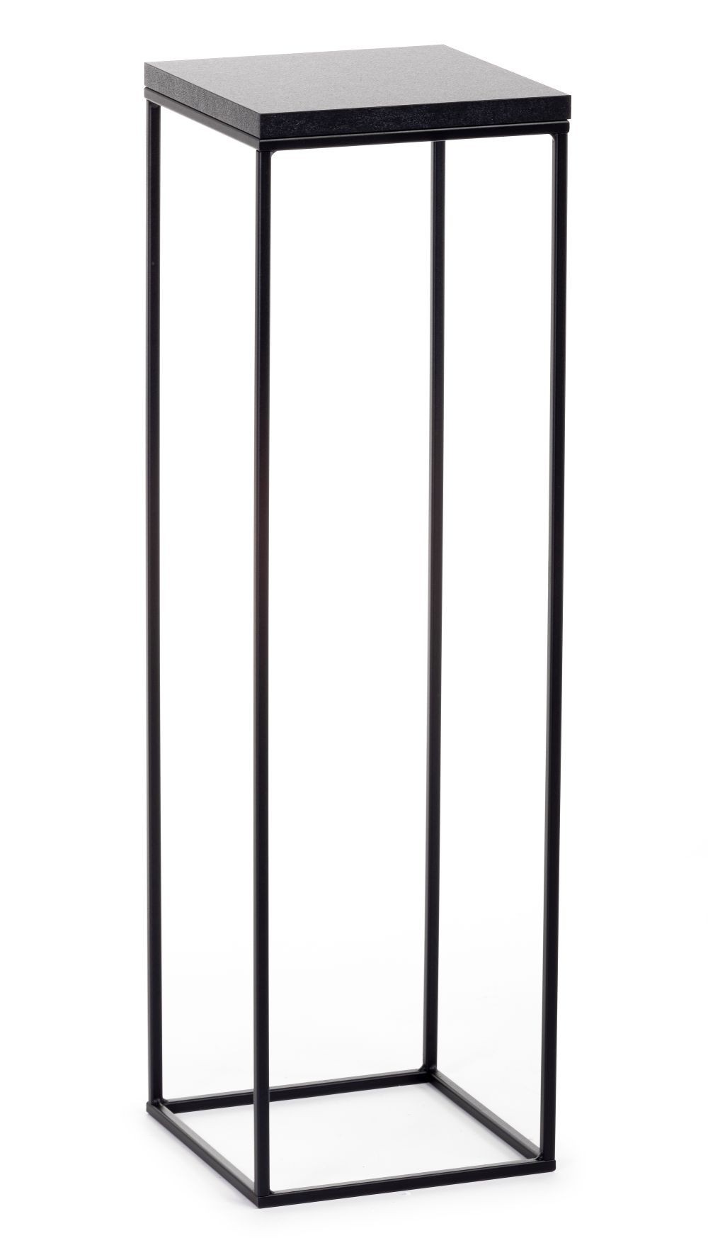 Kwietnik stojący 80 cm BasicLoft czarny
