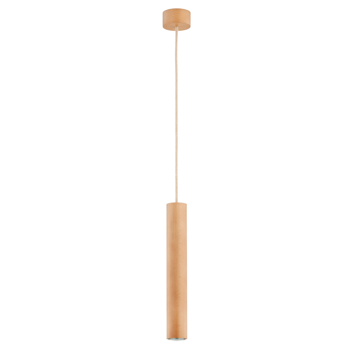 Lampa wisząca ANAID jasne drewno 1xGU10x10W wym:110x8,5x8,5cm IP20 Alfa