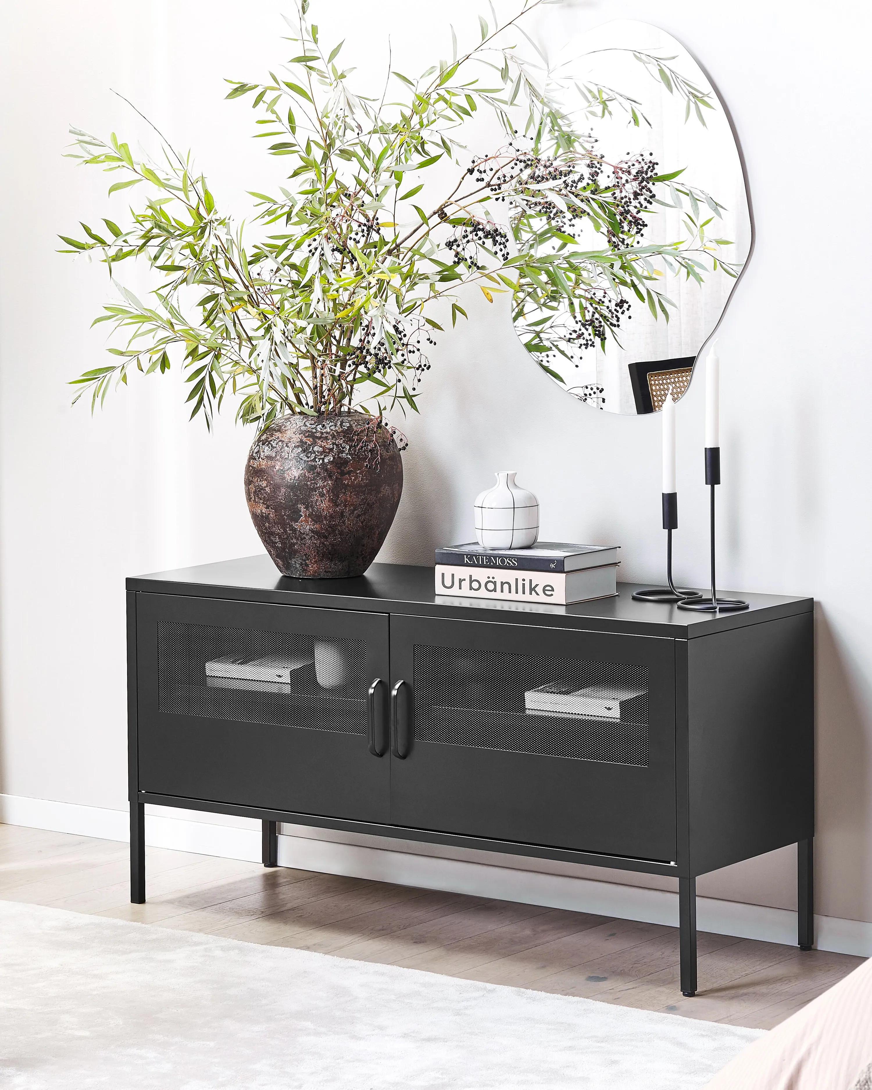 Storage Unit MORLEY Metal Black