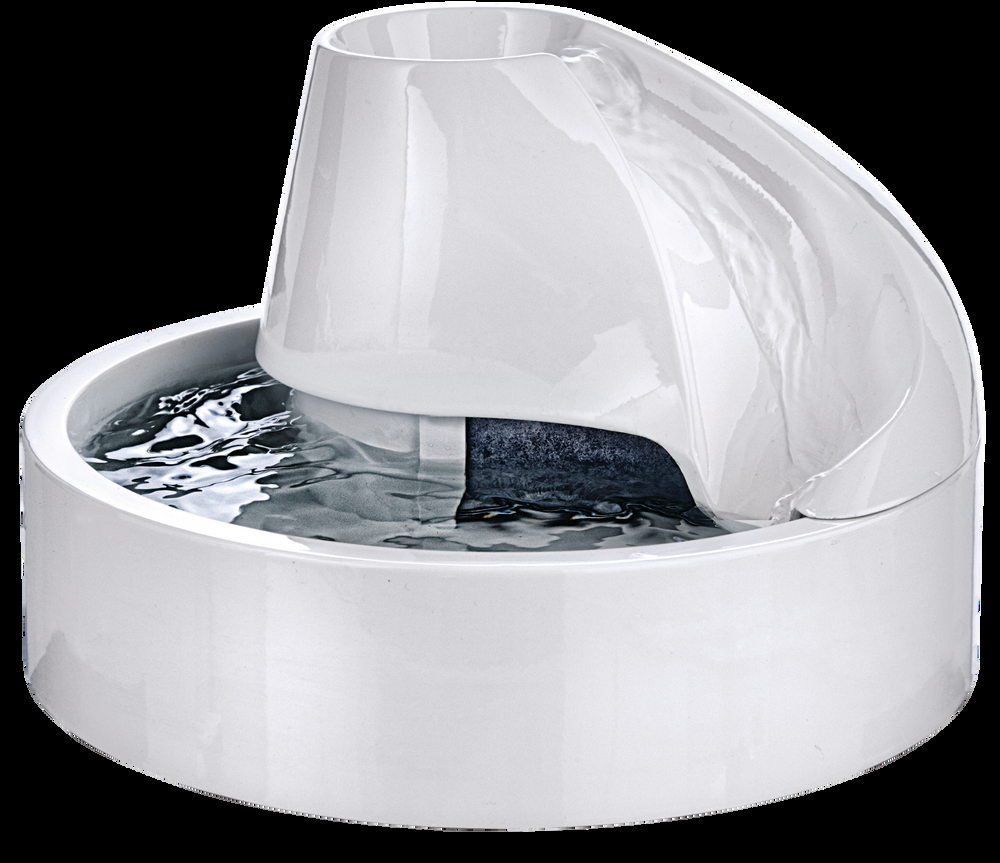 Petco Waterslide Classic Cat Water Fountain, Dishwasher Safe and BPA Free Includes 3 Filters, 50-oz