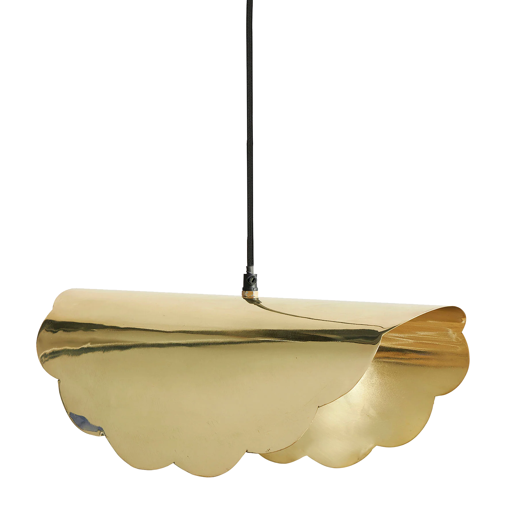 Ostaria Suspension HELLEMME coloris or 22 x 45 cm