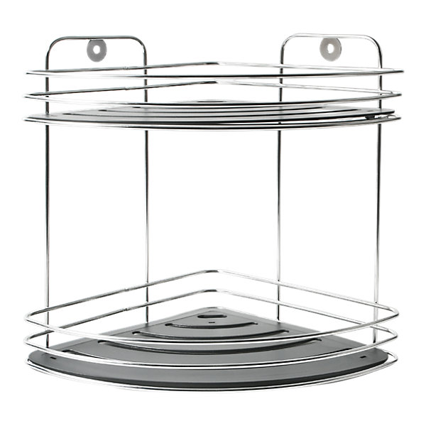 Panier de douche 2 niveaux l.26,5 x H.23,5 x P.20 cm, Glomma