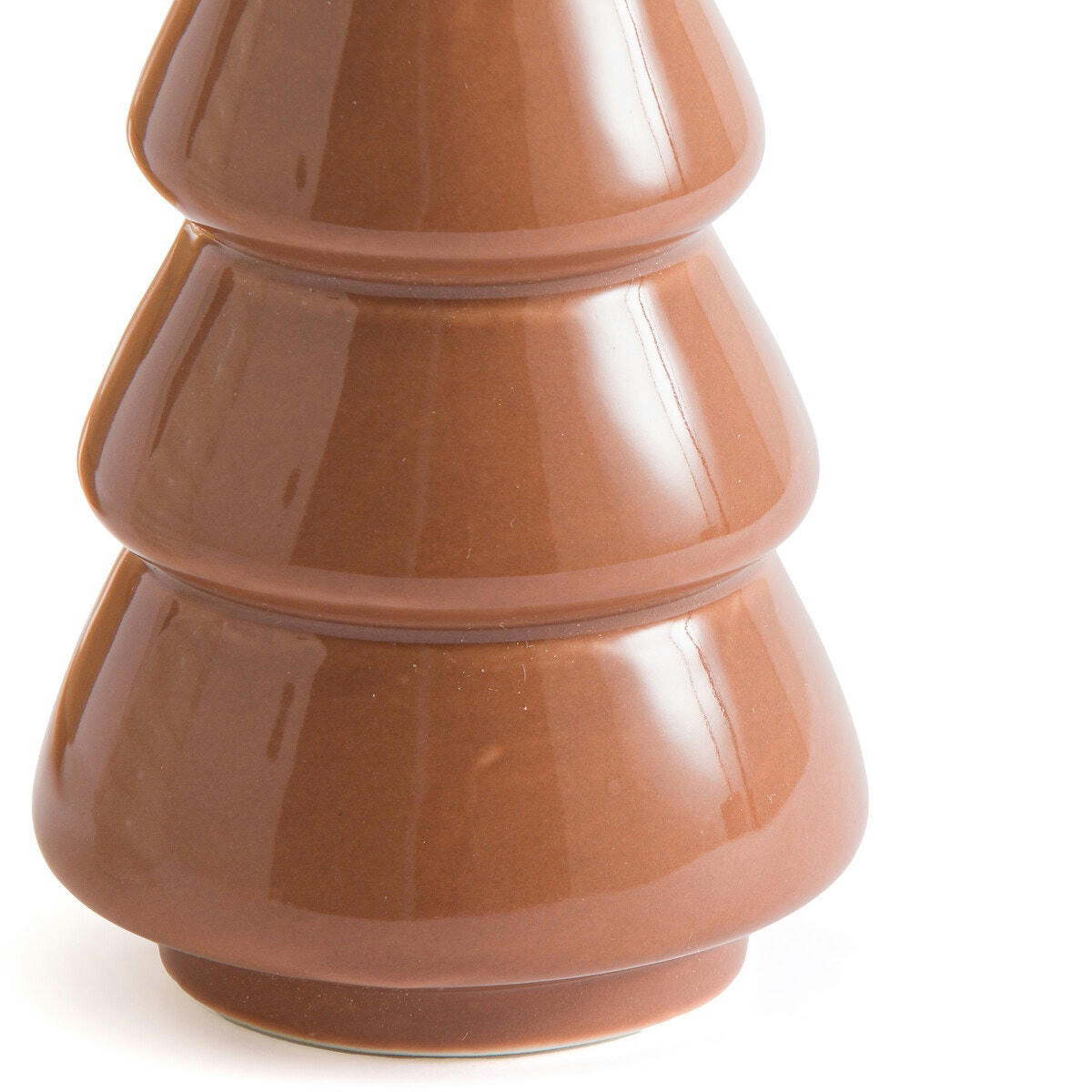 Lot de 3 sapins à poser en porcelaine, Caspar
