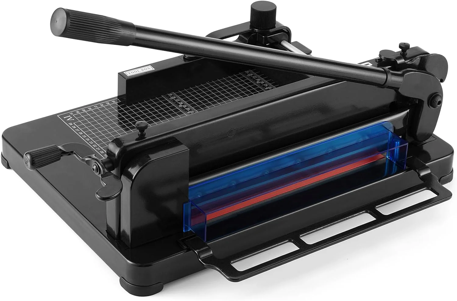 Heavy Duty Paper Cutter,12 inch Guillotine Paper Cutter,Guillotine Paper Cutters and Trimmers Cards Leather with Metal Base for Office Home School (Black, a4)(a4/Black)