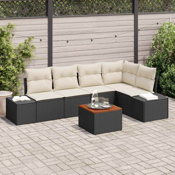 Zestaw Mebli Ogrodowych Wypoczynkowy Sofy Stolik Rattan Na Patio Na Taras