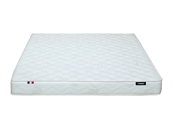 Ensemble 140 x 190 cm cadre à lattes   matelas mousse ép.15cm - ZEUS de YSMéE