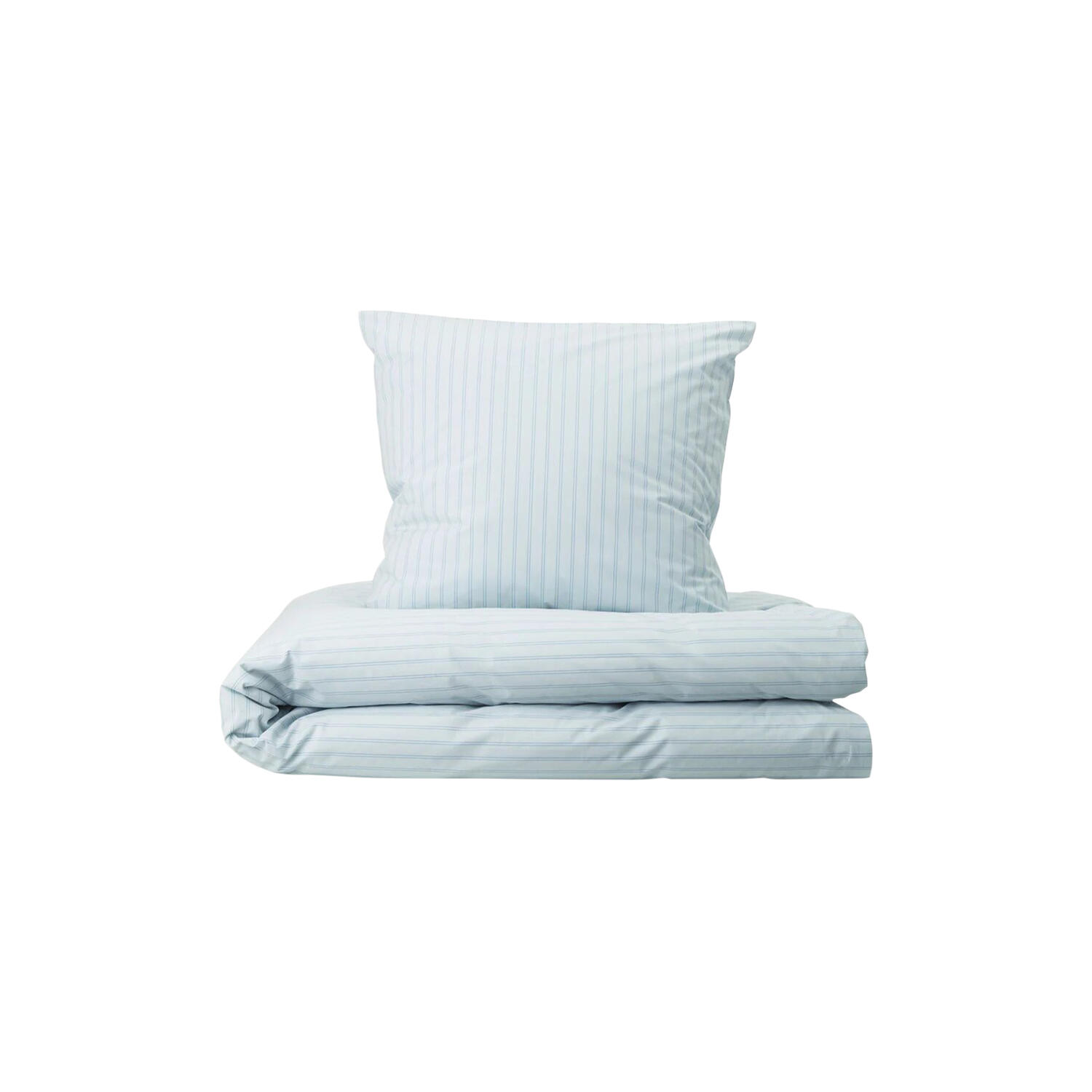SUPIMA PINSTRIPE sengetøj, minimal blue