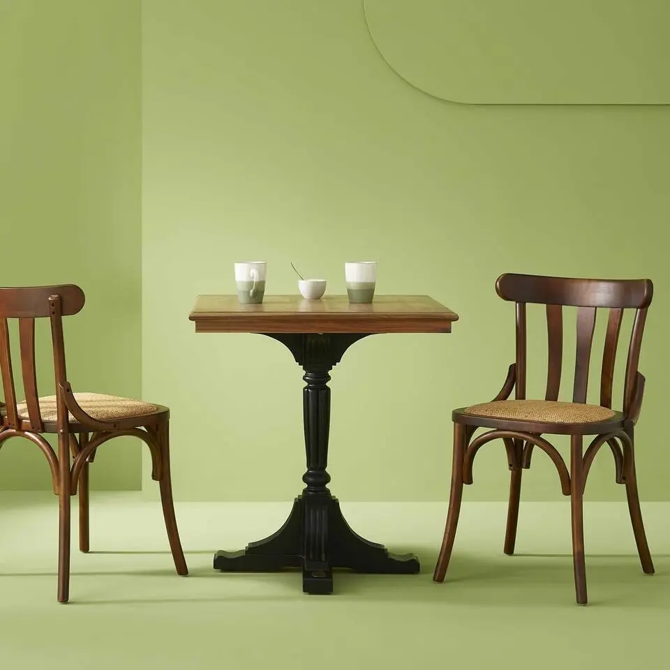 Signature - ESTAMINET Set van 6 stoelen - Bruin - 81x48x52 cm