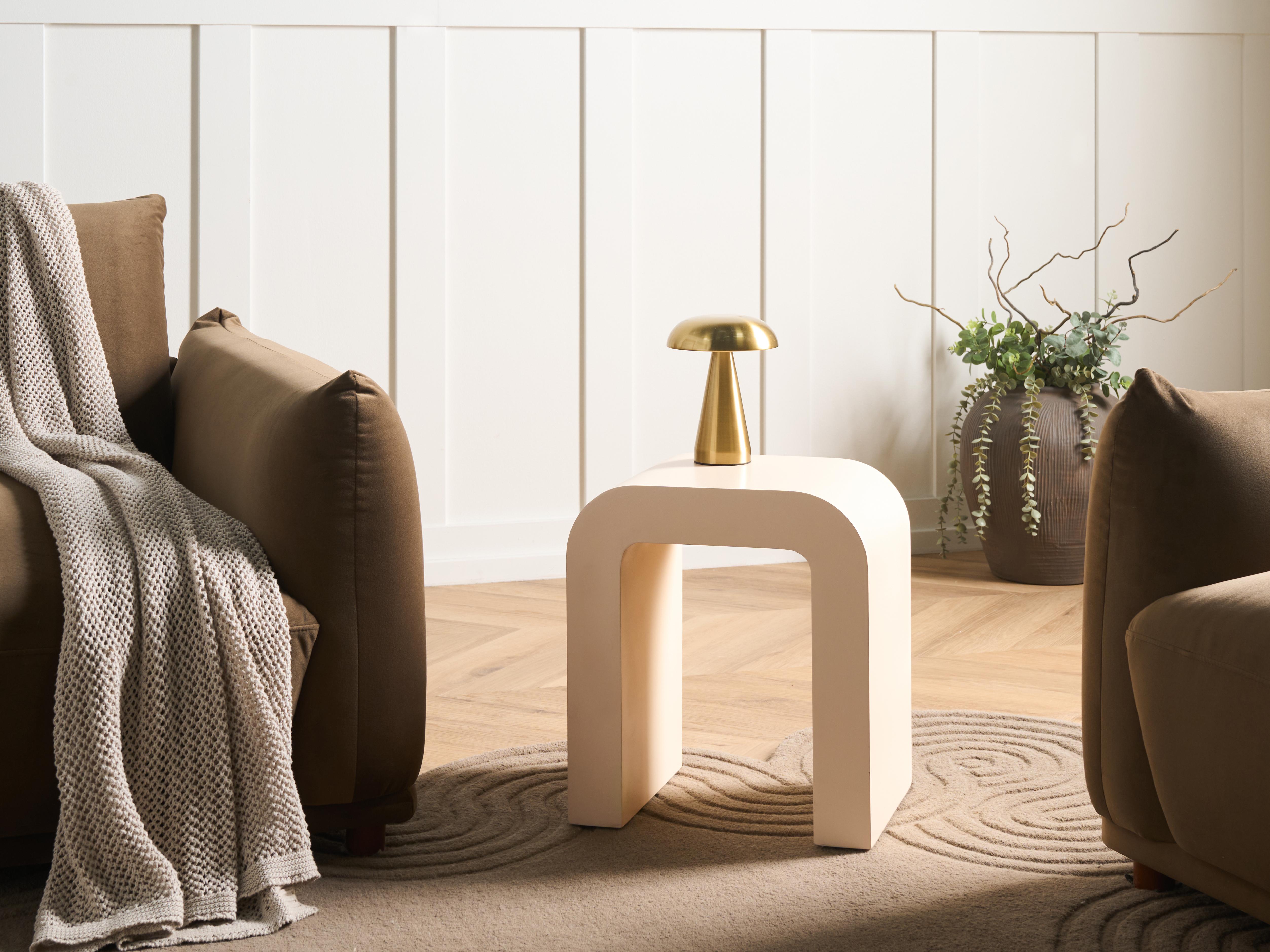 Side Table ENID Light Beige