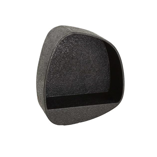 Giga Meubel Wandschap Metallic Breed - Grijs Metaal - 43x21x48cm