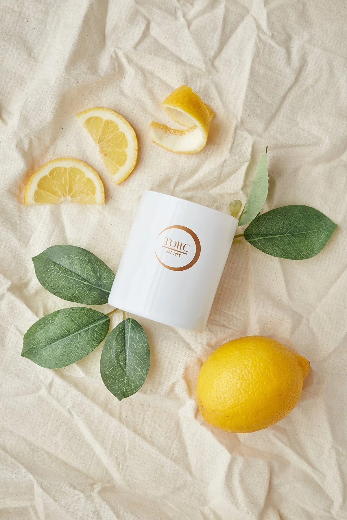 Signature Botanical Lemon Candle