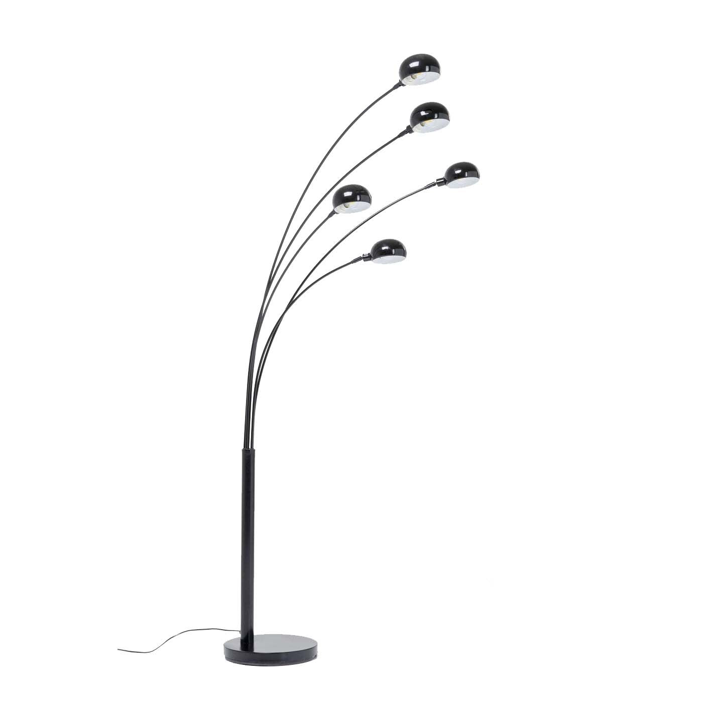 Kare Design Vloerlamp Five Fingers 201cm zwart matt