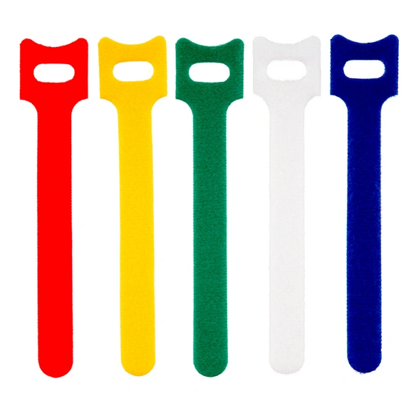 Klettband, Kunststoff, 5 Stück