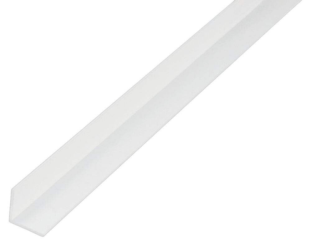 VINKELPROFILER GAH ALBERTS PVC HVIT 100X100X2000MM