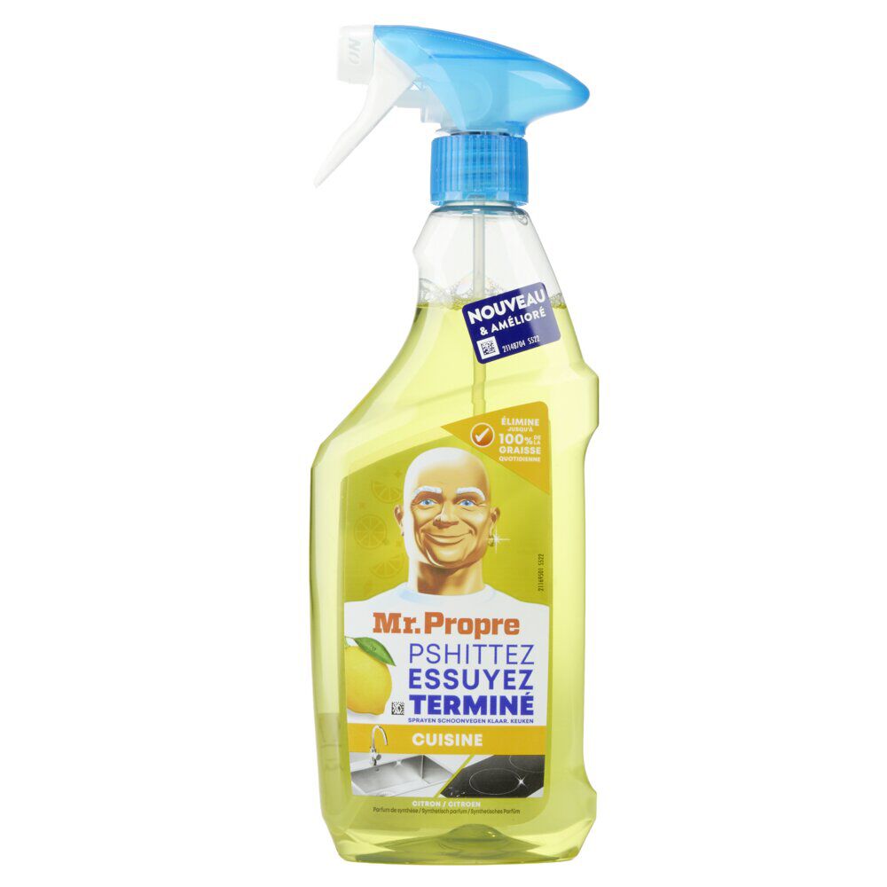 Nettoyant cuisine Mr Propre dégraissant senteur citron 500ml