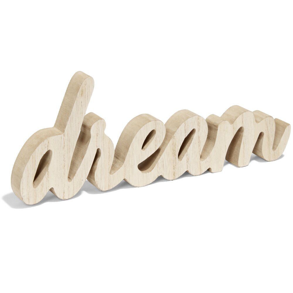 Mot à poser Dream en bois L29,5xH11cm