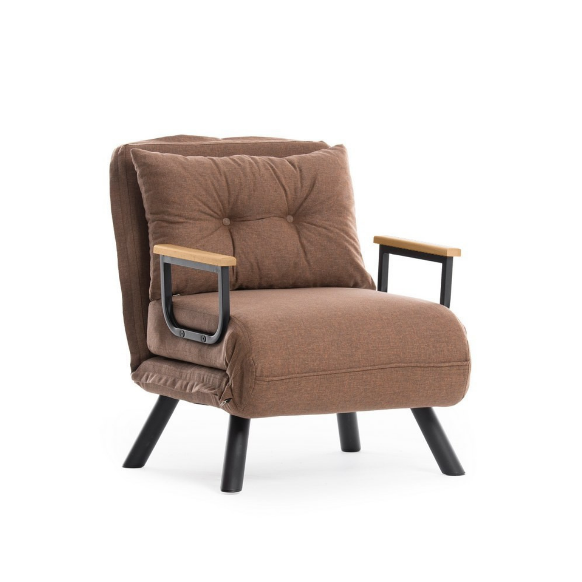 Calicosy - Slaapfauteuil SANDO - B67 cm - Bruin