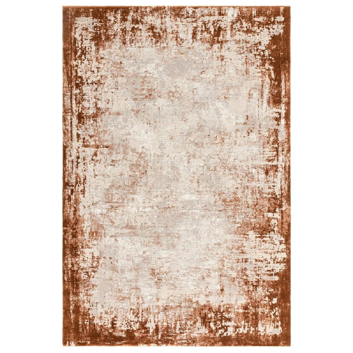 ZUKA - Tapis de salon en polypropylène orange 200x290 cm