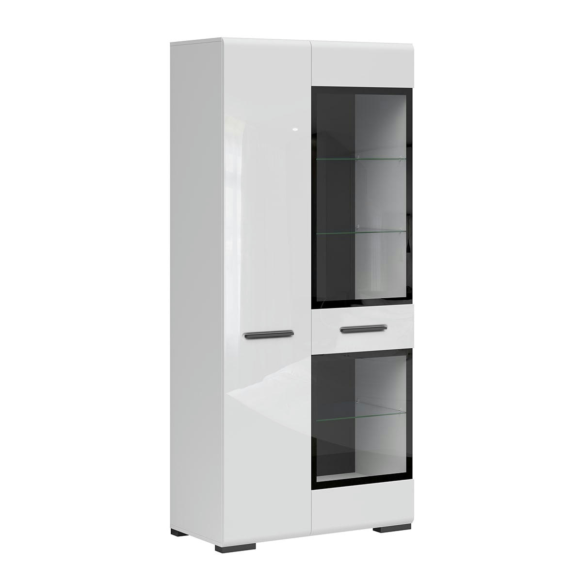 - Vaisselier 2 portes blanc