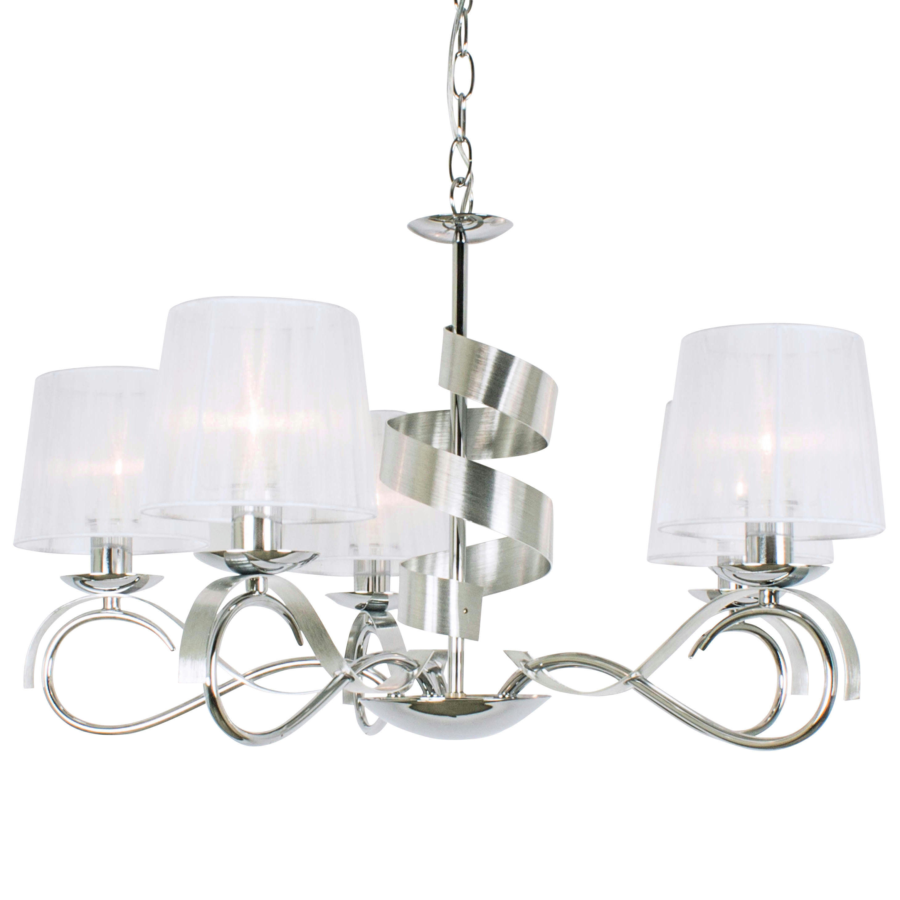 MELIMELO - Lustre en métal argenté