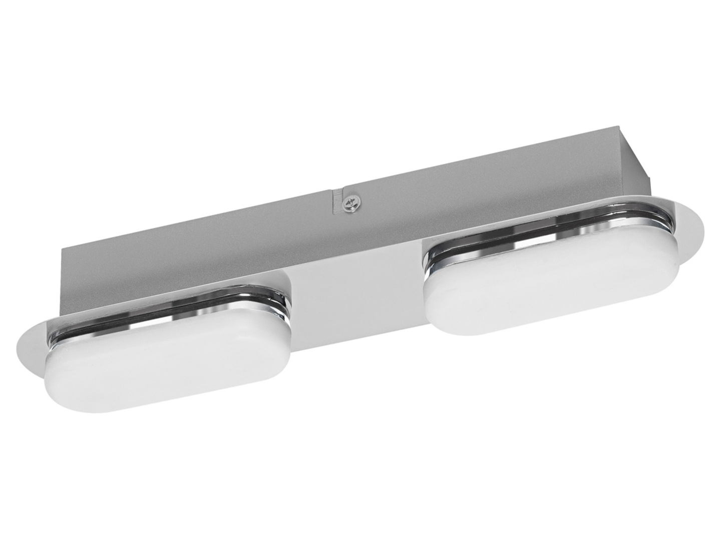 Kinkiet Smart Wifi Orbis LED 2-punktowy ze ściemniaczem srebrny