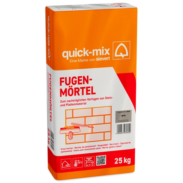 Fugenmörtel, für außen und innen, 25 kg