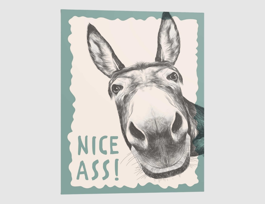 Bild Nice Ass 40x50cm