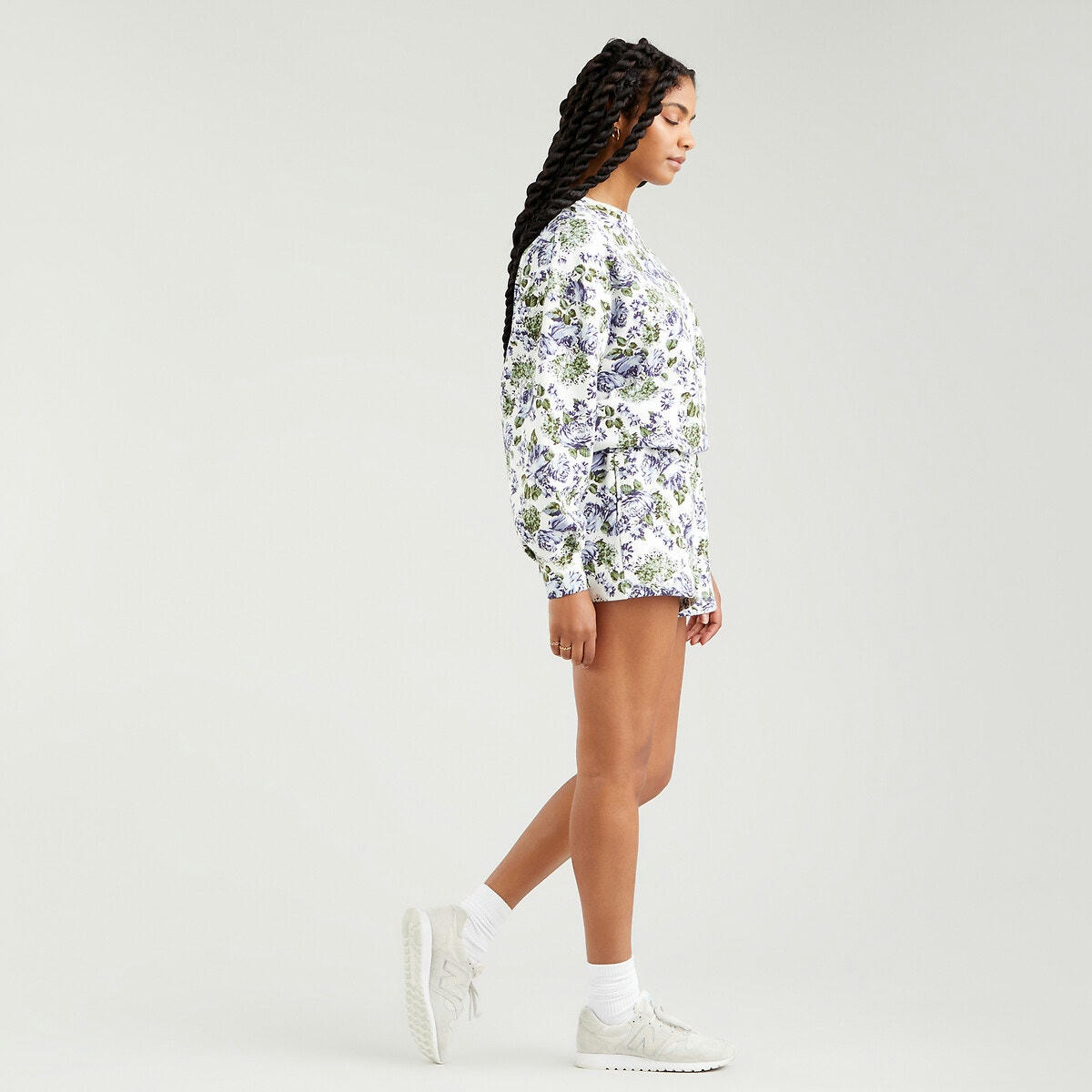 Short fleuri
