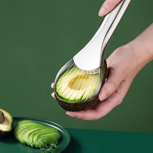 NNETM Stainless Steel Avocado Slicer Cutter