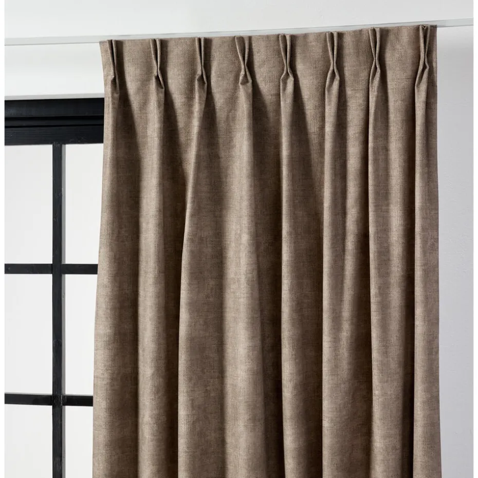 Kwantum Vouwgordijnen | Gordijnen | Gordijn Cleo Bruin